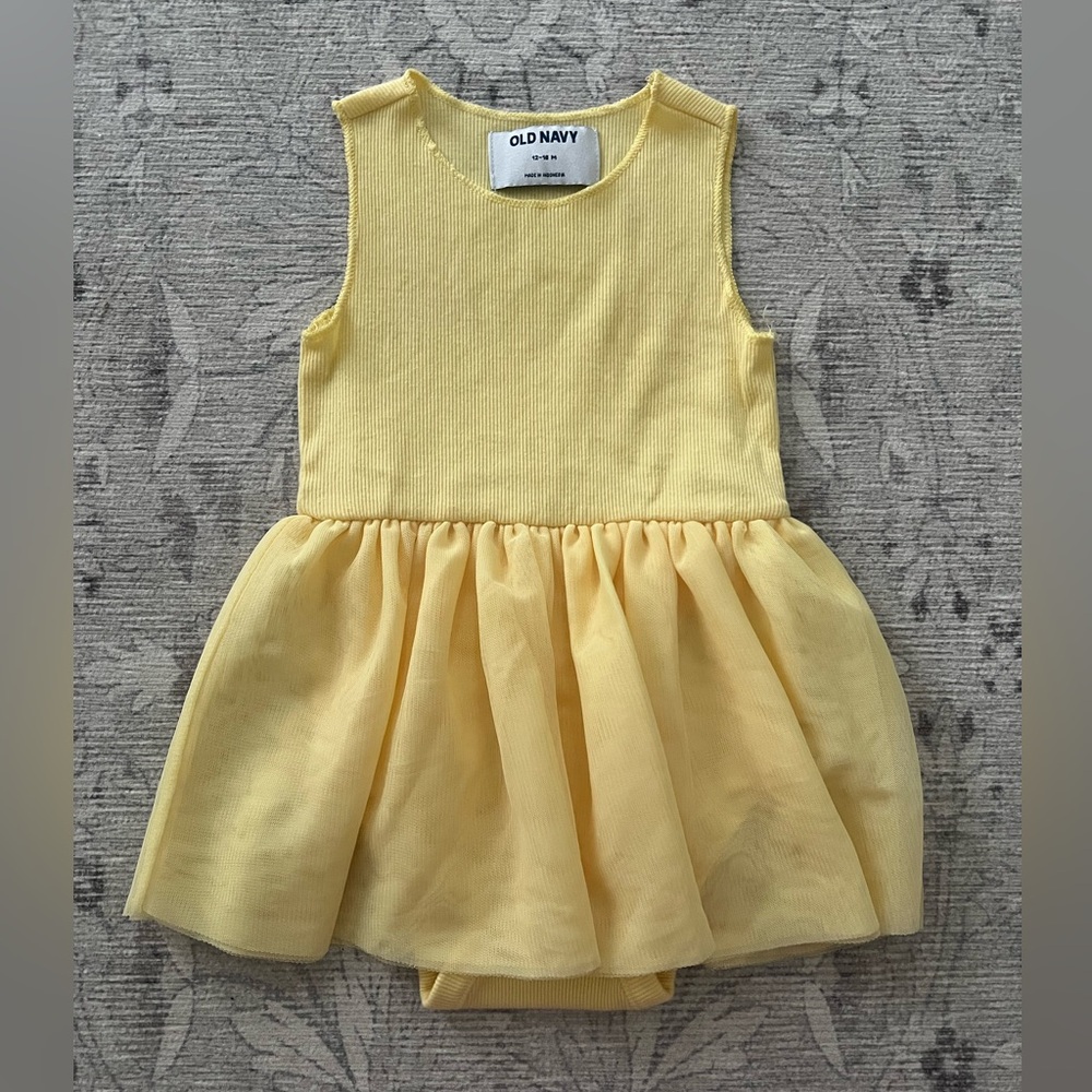 Old Navy Sunny Yellow Baby Dress